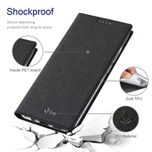 Load image into Gallery viewer, ViLi DMX Series Shockproof TPU + PU Leather Magnetic Attraction Horizontal Flip Case with Card Slot &amp; Holder, For Motorola Moto G Stylus 5G, For Samsung Galaxy A03s 4G 166mm