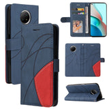 Dual-color Splicing Horizontal Flip PU Leather Case with Holder & Card Slots & Wallet, For Xiaomi Redmi Note 9 5G CN Version, For Xiaomi Redmi 9, For Xiaomi Redmi 9A, For Xiaomi Redmi 9C, For Xiaomi Redmi K40 / K40 Pro / Poco F3                        ...