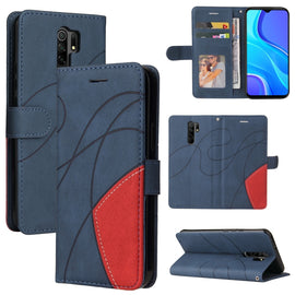 Dual-color Splicing Horizontal Flip PU Leather Case with Holder & Card Slots & Wallet, For Xiaomi Redmi 9, For Xiaomi Redmi 9A, For Xiaomi Redmi 9C, For Xiaomi Redmi K40 / K40 Pro / Poco F3, For Xiaomi Redmi Note 8 Pro, For Xiaomi Mi 10T Lite 5G       ...