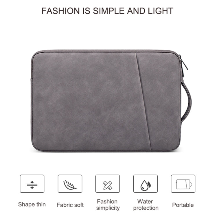 ND08 Sheepskin Notebook Iner Bag, 13.3 inch, 14.1-15.4 inch