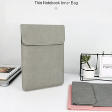 Load image into Gallery viewer, PU02 Ultra-thin Notebook Liner Bag with Small Bag, 11.6-12.5 inch, 13.3 inch, 14.1-15.4 inch