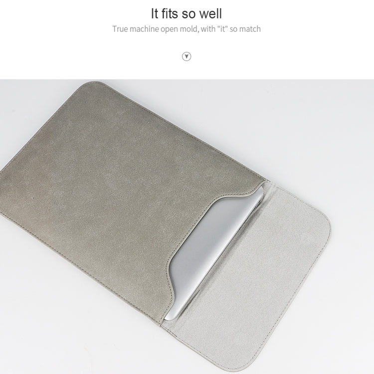 PU02 Ultra-thin Notebook Liner Bag with Small Bag, 11.6-12.5 inch, 13.3 inch, 14.1-15.4 inch