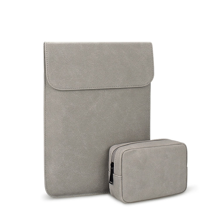 PU02 Ultra-thin Notebook Liner Bag with Small Bag, 11.6-12.5 inch, 13.3 inch, 14.1-15.4 inch