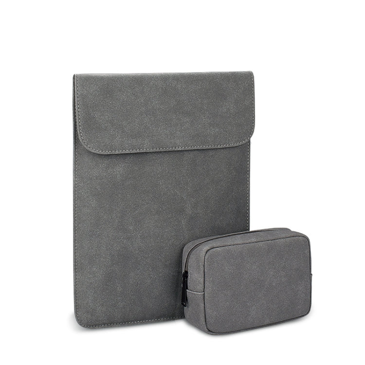 PU02 Ultra-thin Notebook Liner Bag with Small Bag, 11.6-12.5 inch, 13.3 inch, 14.1-15.4 inch