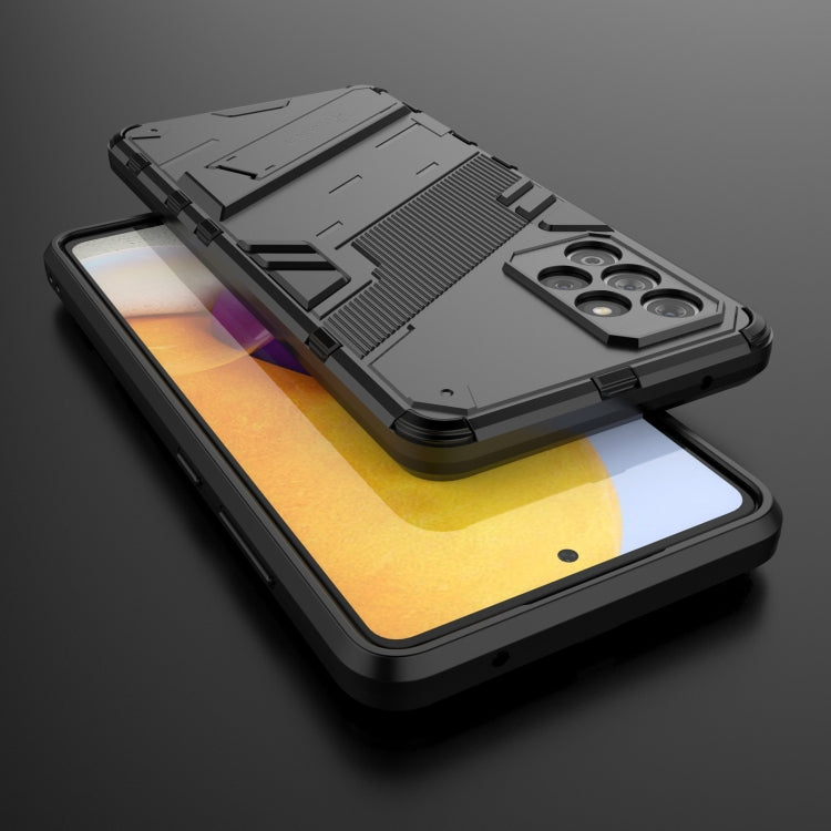 Punk Armor 2 in 1 PC + TPU Shockproof Case with Invisible Holder, For vivo V21e 5G, For Samsung Galaxy A72 5G / 4G