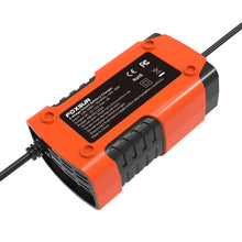 Load image into Gallery viewer, FOXSUR 2A / 6V / 12V Car / Motorcycle 3-stage Full Smart Battery Charger, 2A, US Plug, 2A, EU Plug, 2A, JP Plug, 2A, UK Plug