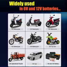 Load image into Gallery viewer, FOXSUR 2A / 6V / 12V Car / Motorcycle 3-stage Full Smart Battery Charger, 2A, US Plug, 2A, EU Plug, 2A, JP Plug, 2A, UK Plug