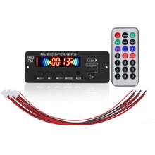 Load image into Gallery viewer, JX-808BT Car 12V Audio MP3 Player Decoder Board FM Radio USB, with Bluetooth / Remote Control / Recording, JX-808BT