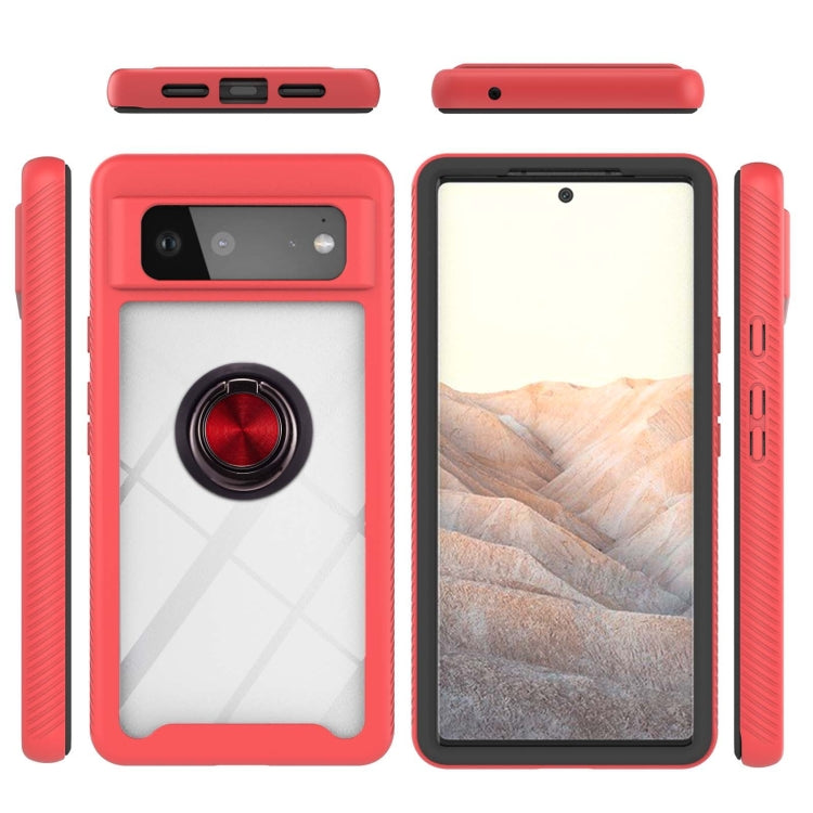 Starry Sky Solid Color Series Shockproof PC + TPU Protective Case with Ring Holder & Magnetic Function, For Google Pixel 6, For Google Pixel 6 Pro, For Samsung Galaxy A03s 166mm