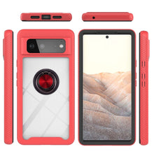 Load image into Gallery viewer, Starry Sky Solid Color Series Shockproof PC + TPU Protective Case with Ring Holder &amp; Magnetic Function, For Google Pixel 6, For Google Pixel 6 Pro, For Samsung Galaxy A03s 166mm