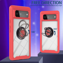 Load image into Gallery viewer, Starry Sky Solid Color Series Shockproof PC + TPU Protective Case with Ring Holder &amp; Magnetic Function, For Google Pixel 6, For Google Pixel 6 Pro, For Samsung Galaxy A03s 166mm