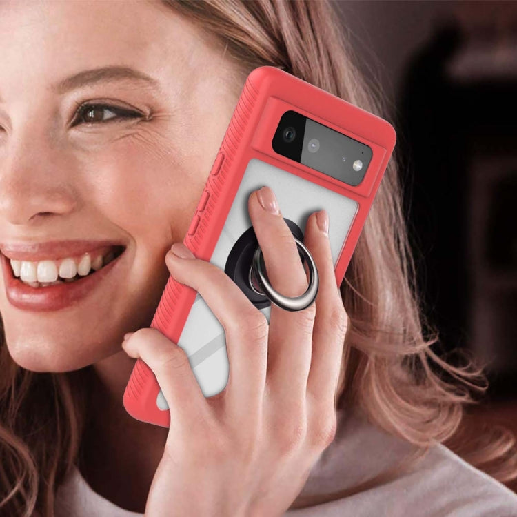 Starry Sky Solid Color Series Shockproof PC + TPU Protective Case with Ring Holder & Magnetic Function, For Google Pixel 6, For Google Pixel 6 Pro, For Samsung Galaxy A03s 166mm