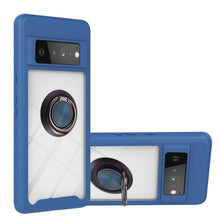 Load image into Gallery viewer, Starry Sky Solid Color Series Shockproof PC + TPU Protective Case with Ring Holder &amp; Magnetic Function, For Google Pixel 6, For Google Pixel 6 Pro, For Samsung Galaxy A03s 166mm