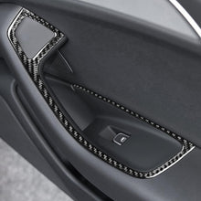 Load image into Gallery viewer, Car Carbon Fiber Glass Lifter Short Style Decorative Sticker for Audi A6 S6 C7 A7 S7 4G8 2012-2018, Glass Lifter Short Style, Left Drive, Glass Lifter Short Style, Right Drive