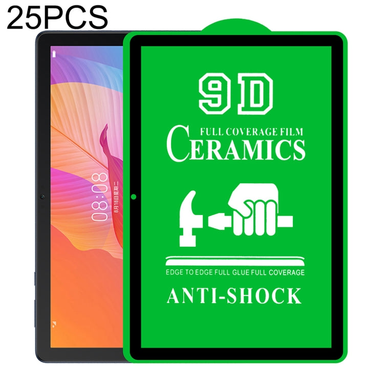 25 PCS 9D Full Screen Full Glue Ceramic Film, For Lenovo Tab M10 TB-X605L 10.1 inch (25 PCS), For Huawei Enjoy Tablet 2 10.1 inch (25 PCS), For Lenovo Tab M7 7 inch (25 PCS), For Lenovo Tab E10 TB-X104F 10.0 inch (25 PCS)                               ...