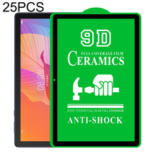 Load image into Gallery viewer, 25 PCS 9D Full Screen Full Glue Ceramic Film, For Lenovo Tab M10 TB-X605L 10.1 inch (25 PCS), For Huawei Enjoy Tablet 2 10.1 inch (25 PCS), For Lenovo Tab M7 7 inch (25 PCS), For Lenovo Tab E10 TB-X104F 10.0 inch (25 PCS)                               ...