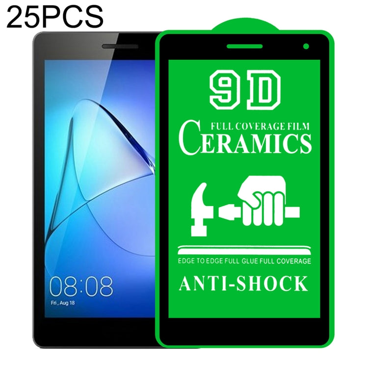 25 PCS 9D Full Screen Full Glue Ceramic Film, For Lenovo Tab M10 TB-X605L 10.1 inch (25 PCS), For Huawei Enjoy Tablet 2 10.1 inch (25 PCS), For Lenovo Tab M7 7 inch (25 PCS), For Lenovo Tab E10 TB-X104F 10.0 inch (25 PCS)                               ...
