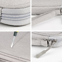 Load image into Gallery viewer, SM03 Multifunctional Digital Accessories Storage Bag with Lanyard, 19x11x3.5cm(Navy Blue), 19x11x3.5cm(Gray), 19x11x3.5cm(Pink), 19x11x3.5cm(Black)