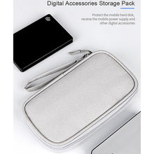 Load image into Gallery viewer, SM03 Multifunctional Digital Accessories Storage Bag with Lanyard, 19x11x3.5cm(Navy Blue), 19x11x3.5cm(Gray), 19x11x3.5cm(Pink), 19x11x3.5cm(Black)