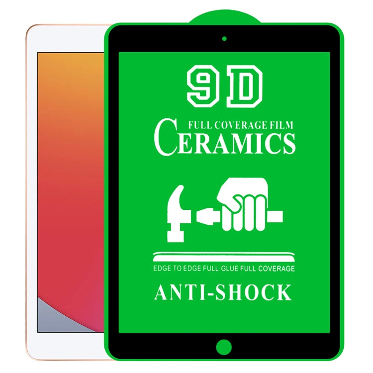 9D Full Screen Full Glue Ceramic Film, For iPad 4 / 3 / 2 9.7 inch (1 PC), For iPad 10.2 2021 / 2020 / 2019 (1 PC), For iPad Pro 10.5 / Air 3 (1 PC), For iPad mini 3 / 2 / 1 (1 PC), For iPad mini 2019 / 4 (1 PC), For iPad Pro 9.7 inch (1 PC)           ...