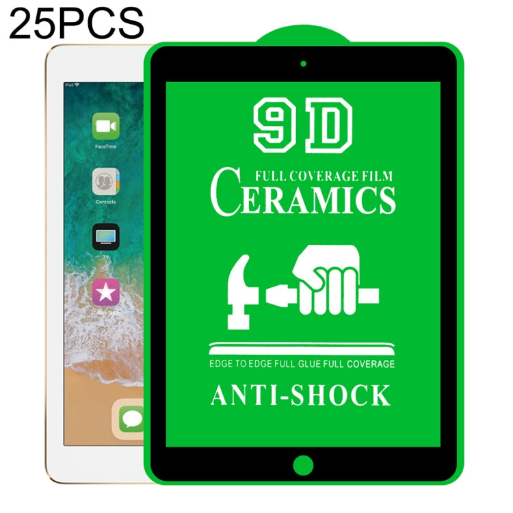25 PCS 9D Full Screen Full Glue Ceramic Film, For iPad 4 / 3 / 2 9.7 inch (25 PCS), For iPad 10.2 2021 / 2020 / 2019 (25 PCS), For iPad Pro 10.5 / Air 3 (25 PCS), For iPad mini 3 / 2 / 1 (25 PCS), For iPad mini 2019 / 4 (25 PCS)                        ...