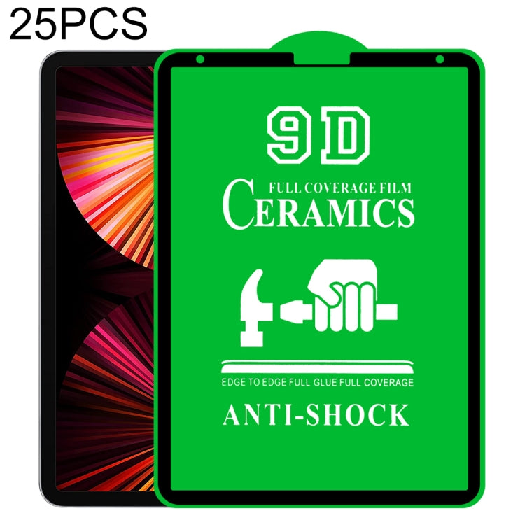 25 PCS 9D Full Screen Full Glue Ceramic Film, For iPad 4 / 3 / 2 9.7 inch (25 PCS), For iPad 10.2 2021 / 2020 / 2019 (25 PCS), For iPad Pro 10.5 / Air 3 (25 PCS), For iPad mini 3 / 2 / 1 (25 PCS), For iPad mini 2019 / 4 (25 PCS)                        ...