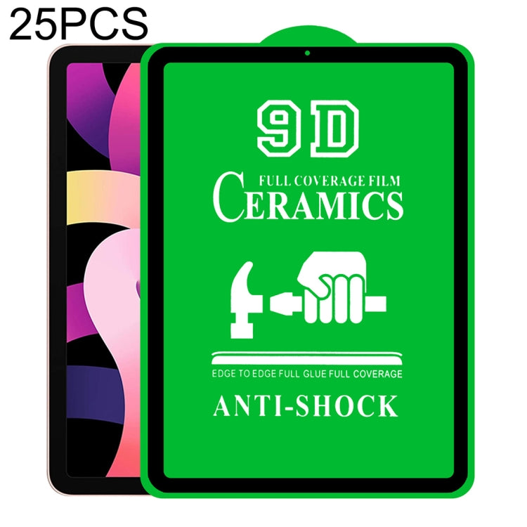 25 PCS 9D Full Screen Full Glue Ceramic Film, For iPad 4 / 3 / 2 9.7 inch (25 PCS), For iPad 10.2 2021 / 2020 / 2019 (25 PCS), For iPad Pro 10.5 / Air 3 (25 PCS), For iPad mini 3 / 2 / 1 (25 PCS), For iPad mini 2019 / 4 (25 PCS)                        ...