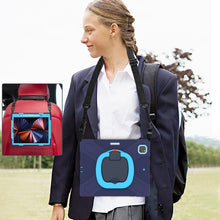 Load image into Gallery viewer, Silicone + PC Protective Case with Holder &amp; Shoulder Strap, For iPad Pro 12.9 2022 / 2021, For Amazon Kindle Fire HD 10 2021