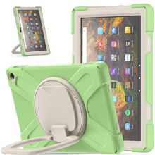 Load image into Gallery viewer, Silicone + PC Protective Case with Holder &amp; Shoulder Strap, For iPad Pro 12.9 2022 / 2021, For Amazon Kindle Fire HD 10 2021