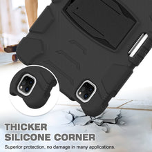 Load image into Gallery viewer, 3-Layer Protection Screen Frame + PC + Silicone Shockproof Combination Case with Holder, For iPad Pro 11 2022 / 2021 / 2020 / 2018, For iPad Air 4 10.9 inch 2020