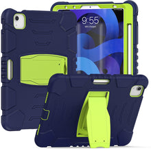 Load image into Gallery viewer, 3-Layer Protection Screen Frame + PC + Silicone Shockproof Combination Case with Holder, For iPad Pro 11 2022 / 2021 / 2020 / 2018, For iPad Air 4 10.9 inch 2020