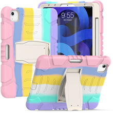 Load image into Gallery viewer, 3-Layer Protection Screen Frame + PC + Silicone Shockproof Combination Case with Holder, For iPad Pro 11 2022 / 2021 / 2020 / 2018, For iPad Air 4 10.9 inch 2020