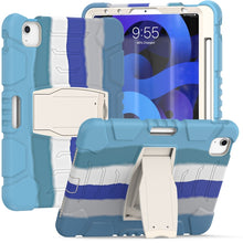 Load image into Gallery viewer, 3-Layer Protection Screen Frame + PC + Silicone Shockproof Combination Case with Holder, For iPad Pro 11 2022 / 2021 / 2020 / 2018, For iPad Air 4 10.9 inch 2020