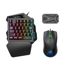 Load image into Gallery viewer, HXSJ P8+V100+A883 Keyboard Mouse Converter + One-handed Keyboard + Programming Gaming Mouse Set, P8+V100+A883