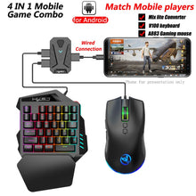 Load image into Gallery viewer, HXSJ P8+V100+A883 Keyboard Mouse Converter + One-handed Keyboard + Programming Gaming Mouse Set, P8+V100+A883