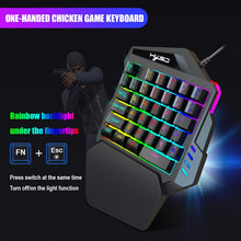 Load image into Gallery viewer, HXSJ P8+V100+A883 Keyboard Mouse Converter + One-handed Keyboard + Programming Gaming Mouse Set, P8+V100+A883