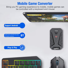 Load image into Gallery viewer, HXSJ P8+V100+A883 Keyboard Mouse Converter + One-handed Keyboard + Programming Gaming Mouse Set, P8+V100+A883