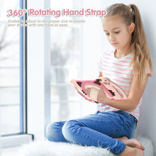 Load image into Gallery viewer, Cute Cat King Kids Shockproof EVA Protective Case with Holder &amp; Shoulder Strap &amp; Handle, For iPad 9.7 2018 / 2017 / Air / Air 2 / Pro 9.7