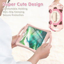 Load image into Gallery viewer, Cute Cat King Kids Shockproof EVA Protective Case with Holder &amp; Shoulder Strap &amp; Handle, For iPad 9.7 2018 / 2017 / Air / Air 2 / Pro 9.7