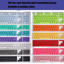 Load image into Gallery viewer, HXSJ P9 104 Keys PBT Color Mechanical Keyboard Keycaps