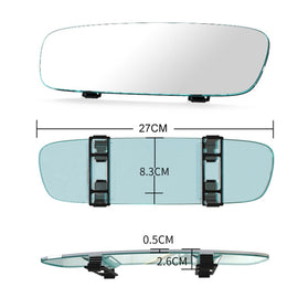 Car Rearview Retrofit Frameless Clear Large Mirror, 3R-334 Planemirror 250mm, 3R-335 Planemirror 270mm, 3R-336 Planemirror 300mm, 3R-338 Curved Mirror 270mm, 3R-339 Curved Mirror 300mm
