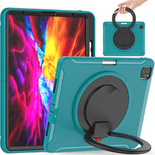 Load image into Gallery viewer, Shockproof TPU + PC Protective Case with 360 Degree Rotation Foldable Handle Grip Holder &amp; Pen Slot, For iPad Pro 12.9 2020 / 2018, For Samsung Galaxy Tab S6 Lite 10.4 inch P610, For Samsung Galaxy Tab A 8.0 2019 T290