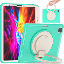 Load image into Gallery viewer, Shockproof TPU + PC Protective Case with 360 Degree Rotation Foldable Handle Grip Holder &amp; Pen Slot, For iPad Pro 12.9 2020 / 2018, For Samsung Galaxy Tab S6 Lite 10.4 inch P610, For Samsung Galaxy Tab A 8.0 2019 T290