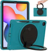 Load image into Gallery viewer, Shockproof TPU + PC Protective Case with 360 Degree Rotation Foldable Handle Grip Holder &amp; Pen Slot, For iPad Pro 12.9 2020 / 2018, For Samsung Galaxy Tab S6 Lite 10.4 inch P610, For Samsung Galaxy Tab A 8.0 2019 T290