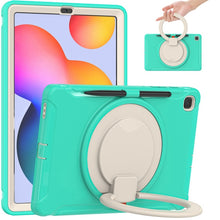 Load image into Gallery viewer, Shockproof TPU + PC Protective Case with 360 Degree Rotation Foldable Handle Grip Holder &amp; Pen Slot, For iPad Pro 12.9 2020 / 2018, For Samsung Galaxy Tab S6 Lite 10.4 inch P610, For Samsung Galaxy Tab A 8.0 2019 T290