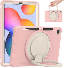 Load image into Gallery viewer, Shockproof TPU + PC Protective Case with 360 Degree Rotation Foldable Handle Grip Holder &amp; Pen Slot, For iPad Pro 12.9 2020 / 2018, For Samsung Galaxy Tab S6 Lite 10.4 inch P610, For Samsung Galaxy Tab A 8.0 2019 T290