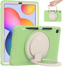 Load image into Gallery viewer, Shockproof TPU + PC Protective Case with 360 Degree Rotation Foldable Handle Grip Holder &amp; Pen Slot, For iPad Pro 12.9 2020 / 2018, For Samsung Galaxy Tab S6 Lite 10.4 inch P610, For Samsung Galaxy Tab A 8.0 2019 T290