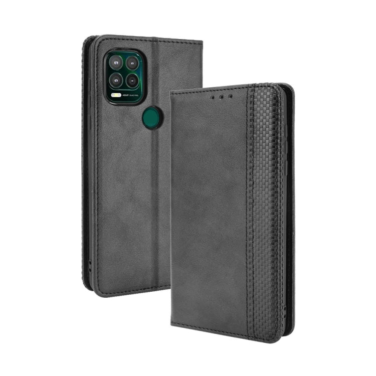 Magnetic Buckle Retro Crazy Horse Texture Horizontal Flip Leather Case with Holder & Card Slots & Photo Frame, For Motorola Moto G Stylus 5G 2021, For OPPO Reno6 5G, For OPPO Reno6 Pro 5G, For OPPO Reno6 Pro+ 5G, For vivo X60 Pro / X60 5G Curved Surfac...