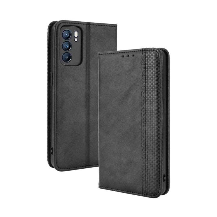 Magnetic Buckle Retro Crazy Horse Texture Horizontal Flip Leather Case with Holder & Card Slots & Photo Frame, For Motorola Moto G Stylus 5G 2021, For OPPO Reno6 5G, For OPPO Reno6 Pro 5G, For OPPO Reno6 Pro+ 5G, For vivo X60 Pro / X60 5G Curved Surfac...