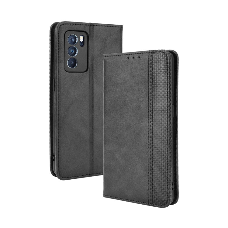 Magnetic Buckle Retro Crazy Horse Texture Horizontal Flip Leather Case with Holder & Card Slots & Photo Frame, For Motorola Moto G Stylus 5G 2021, For OPPO Reno6 5G, For OPPO Reno6 Pro 5G, For OPPO Reno6 Pro+ 5G, For vivo X60 Pro / X60 5G Curved Surfac...